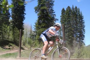 bikeparts.com owner, John Polli, racing fast in Vail
