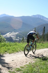 BikeParts.com Team Rider Getting Ready to Climb