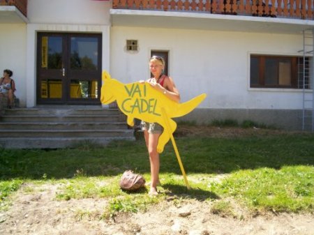Cadel's single fan at the 2006 TDF