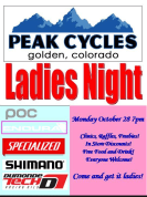 Ladies Night at Peak Cycles