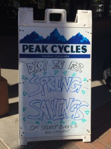 Peak Cycles Spring Savings Sale