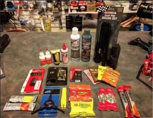 Waffles, lube, tires, and bike parts 